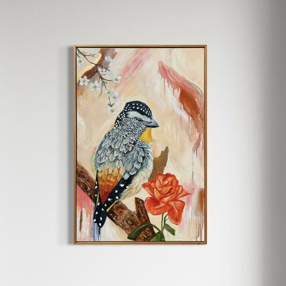 Spotted Beauty, Original Hand-Painted Canvas By Emily Birdsey-by-Emily Birdsey Fine Art-original art-Gioia