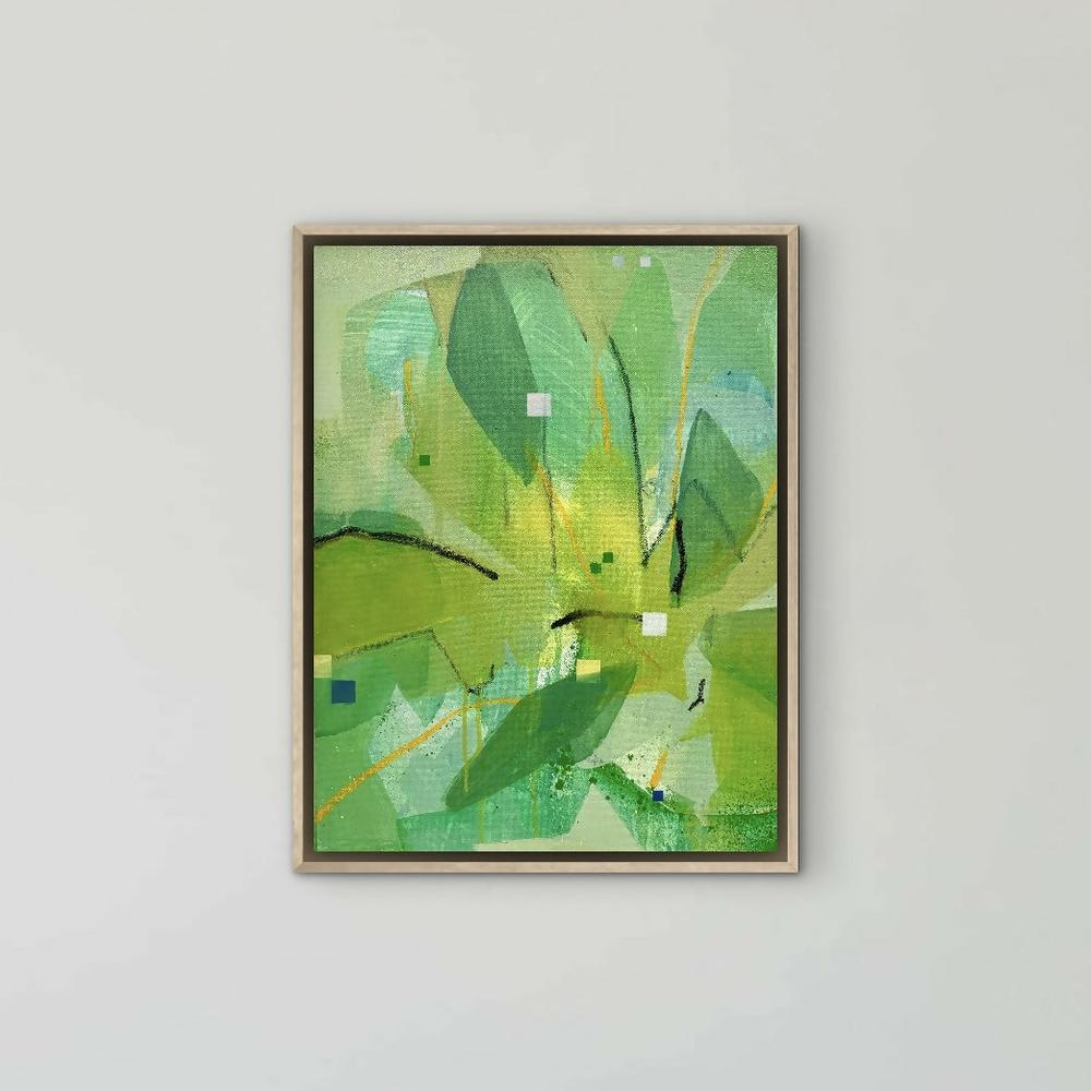 Spring Palm-by-Jake Reston Original Art-original art-Gioia