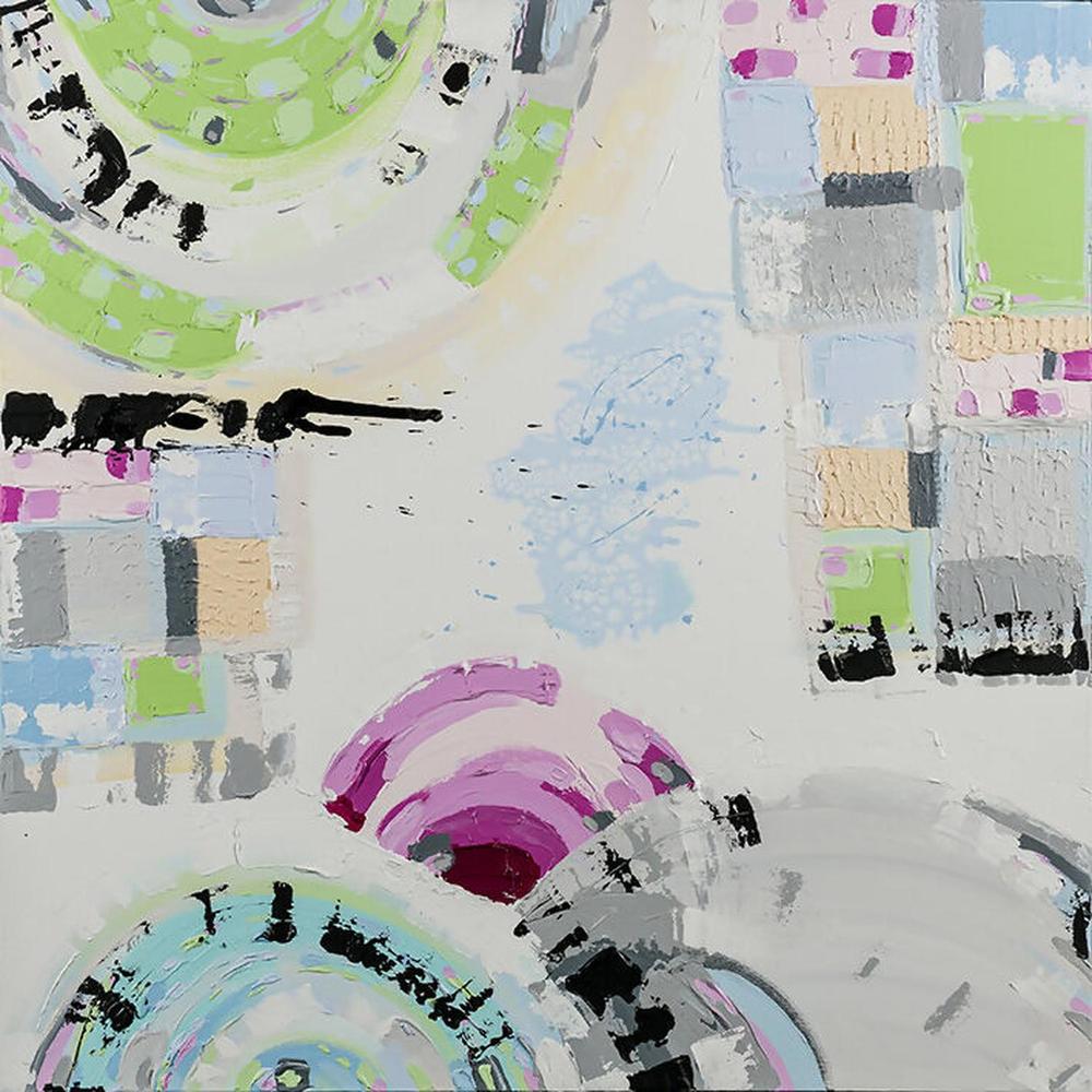 St Kilda Sky, Original Hand-Painted Canvas By Ani Ipradjian-by-Ani Ipradjian-original art-Gioia