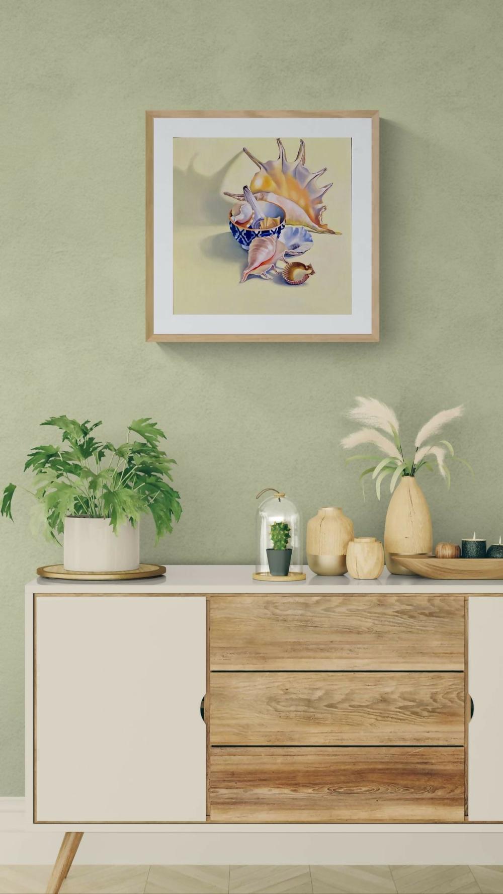 Summer Shells-by-Carol Forbes Croad-original art-Gioia