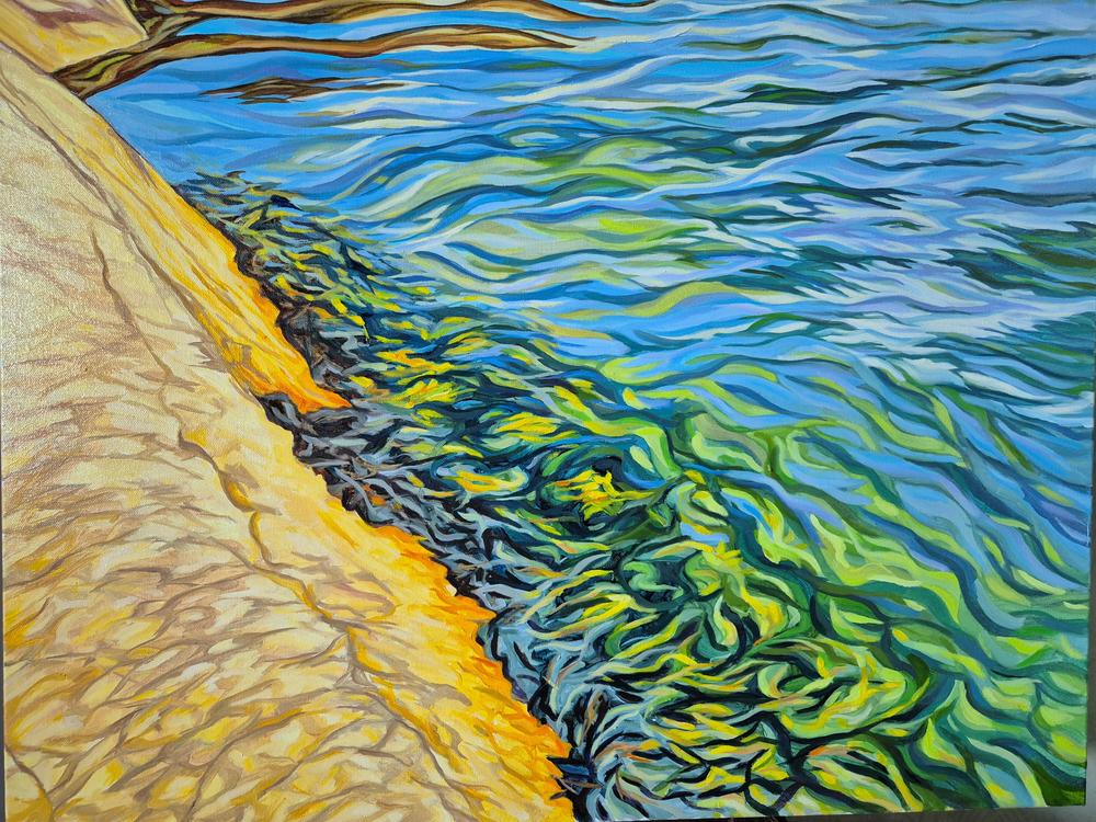 Summer at Hardanger Fjord-by-Brian Purcell-original art-Gioia