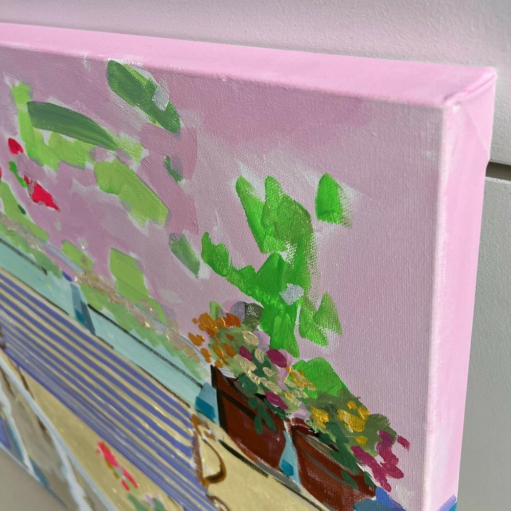 Summer in Llandudno. Original hand-painted artwork by Meredith Howse.-by-Meredith Howse-original art-Gioia