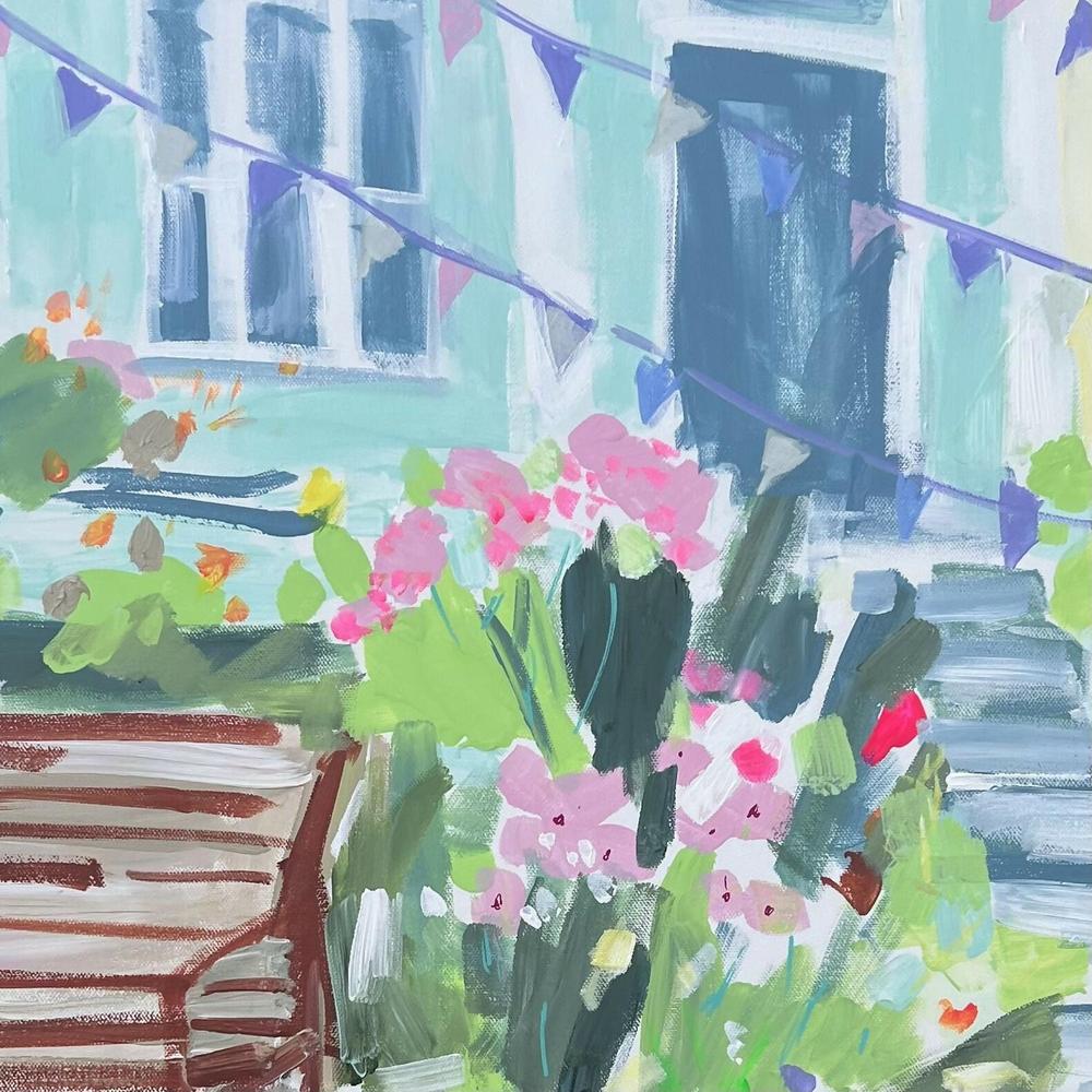 Summer in Wales. Original Hand-Painted Canvas By Meredith Howse-by-Meredith Howse-original art-Gioia