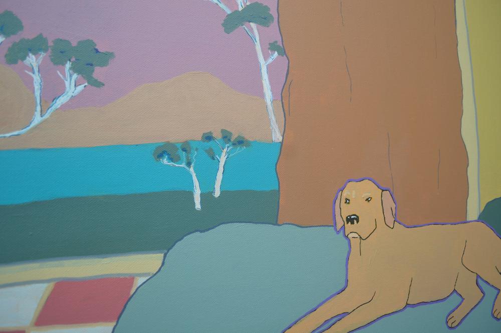Sunset Slumber-by-Sam Myers-original art-Gioia