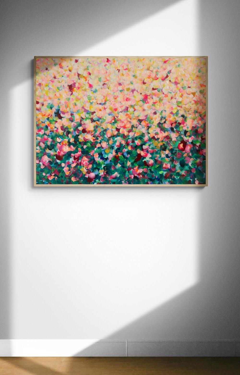 Sunshine Petals , Original Artwork-by-Katherine Spiller-original art-Gioia