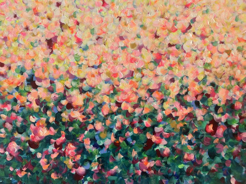 Sunshine Petals , Original Artwork-by-Katherine Spiller-original art-Gioia