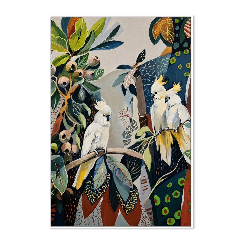 A Trio of Cockatoos