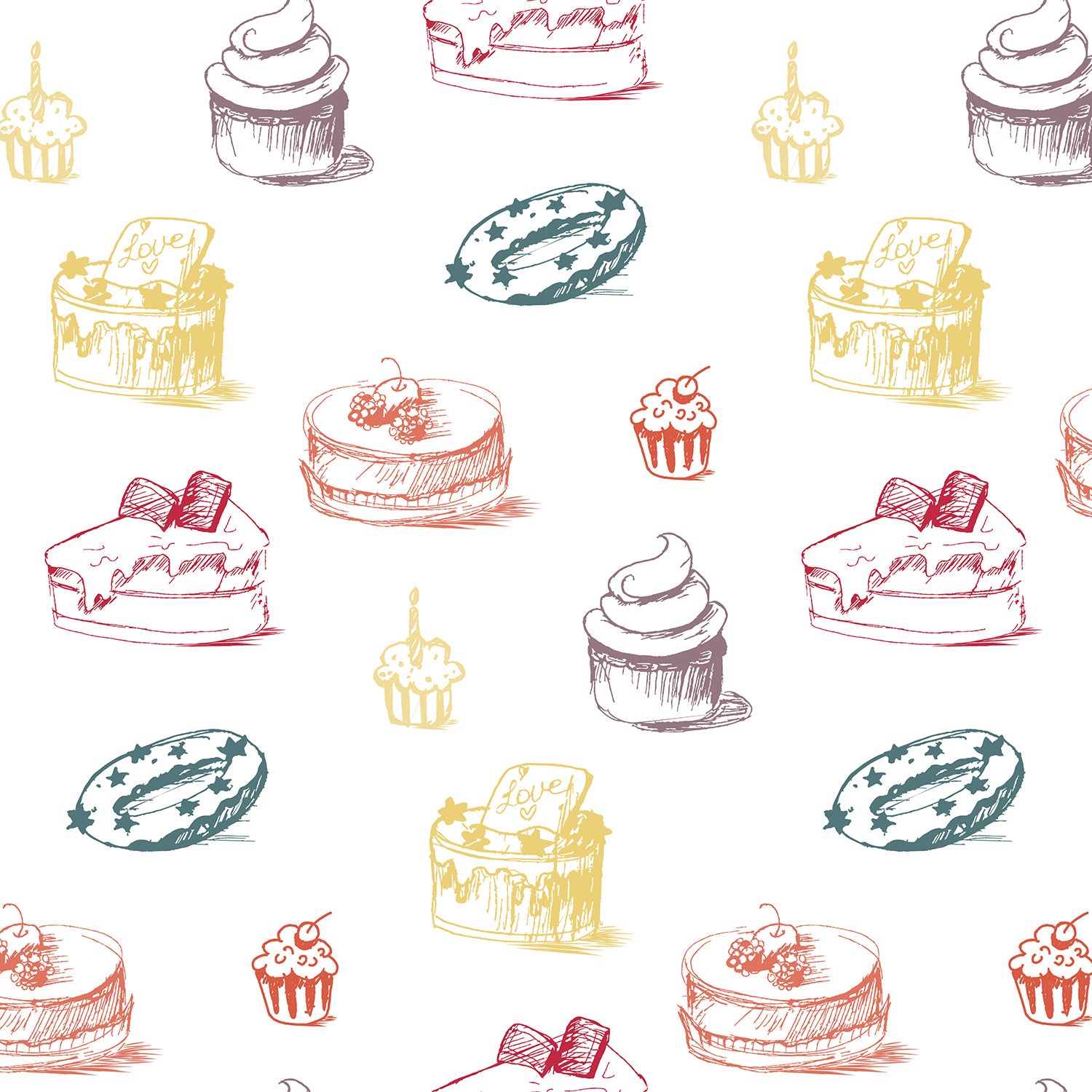 Sweet Cakes Pattern