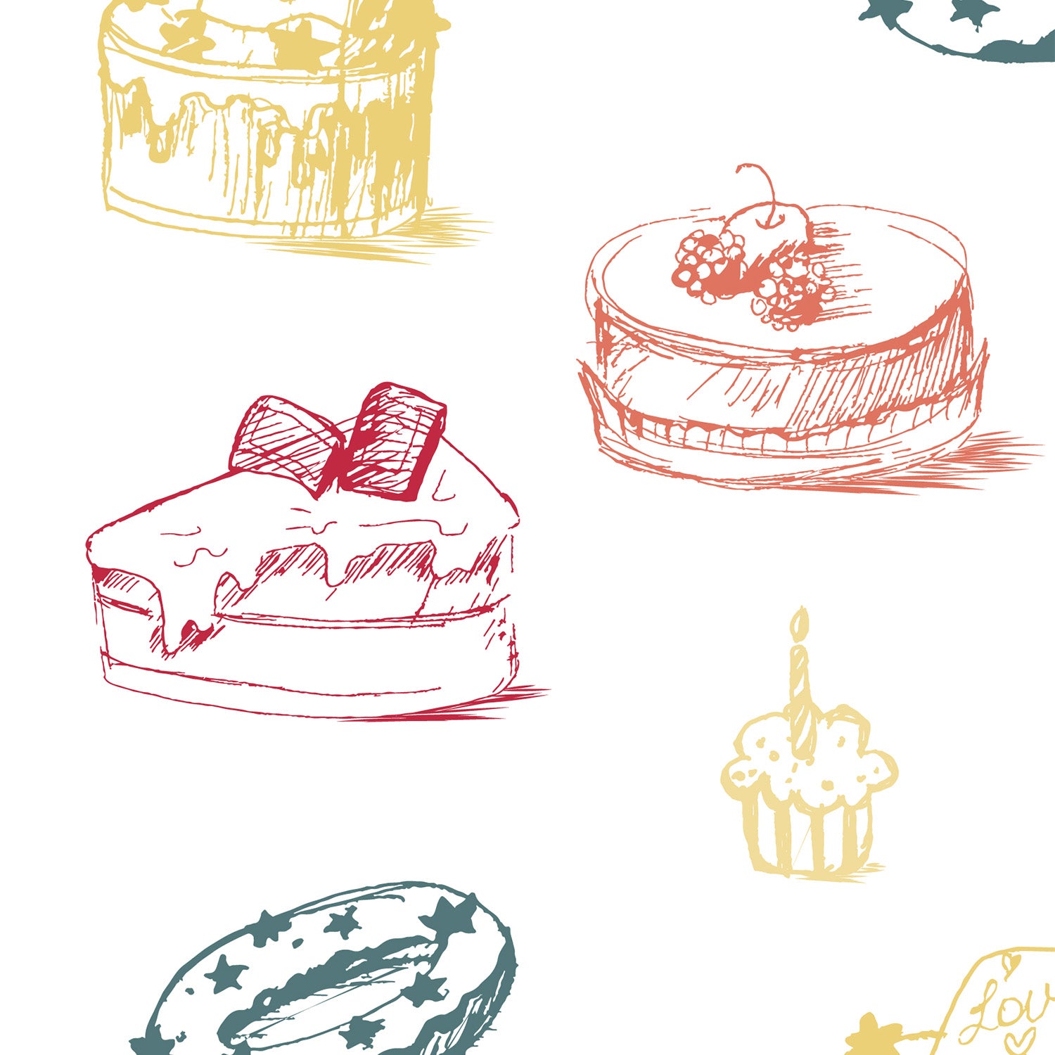 Sweet Cakes Pattern