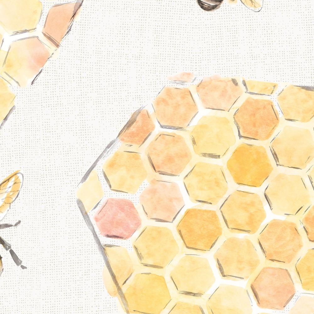 Sweet Honey Pattern III-wallpaper-eco-friendly-easy-removal-Beth Grove-4