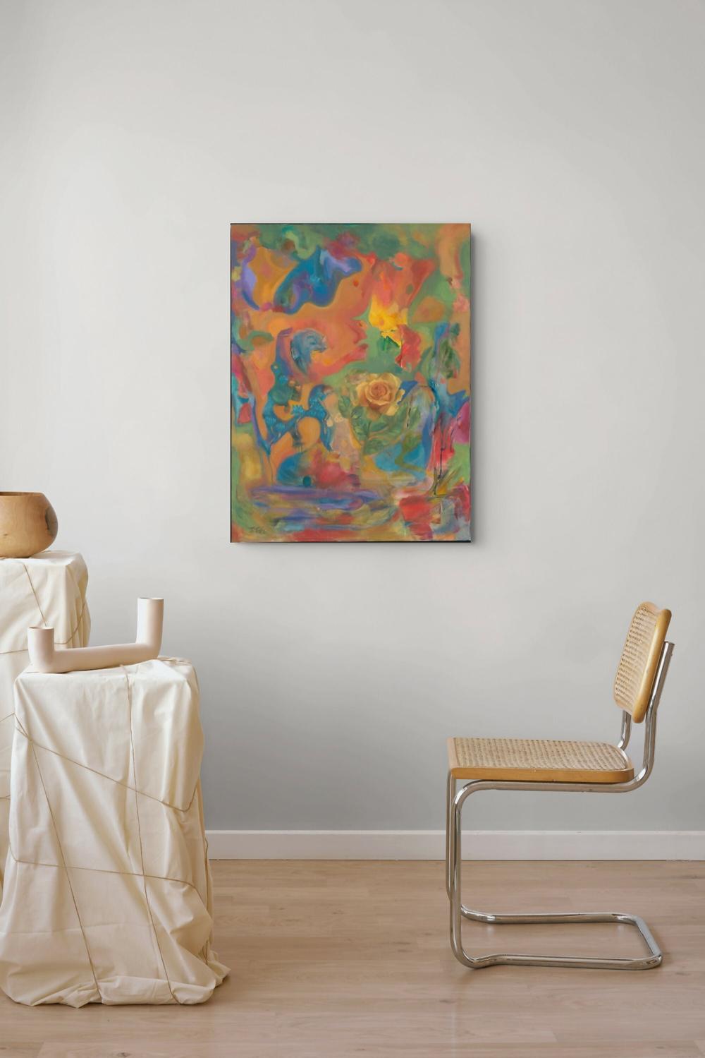 Taking Up Space-by-Jessica Taft-original art-Gioia