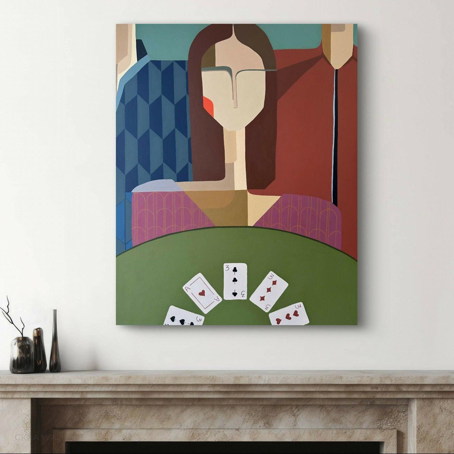 The Bluff, Acrylic on Canvas, 61x76cm, by Gina Ward , Original Artwork-by-Gina Ward-original art-Gioia
