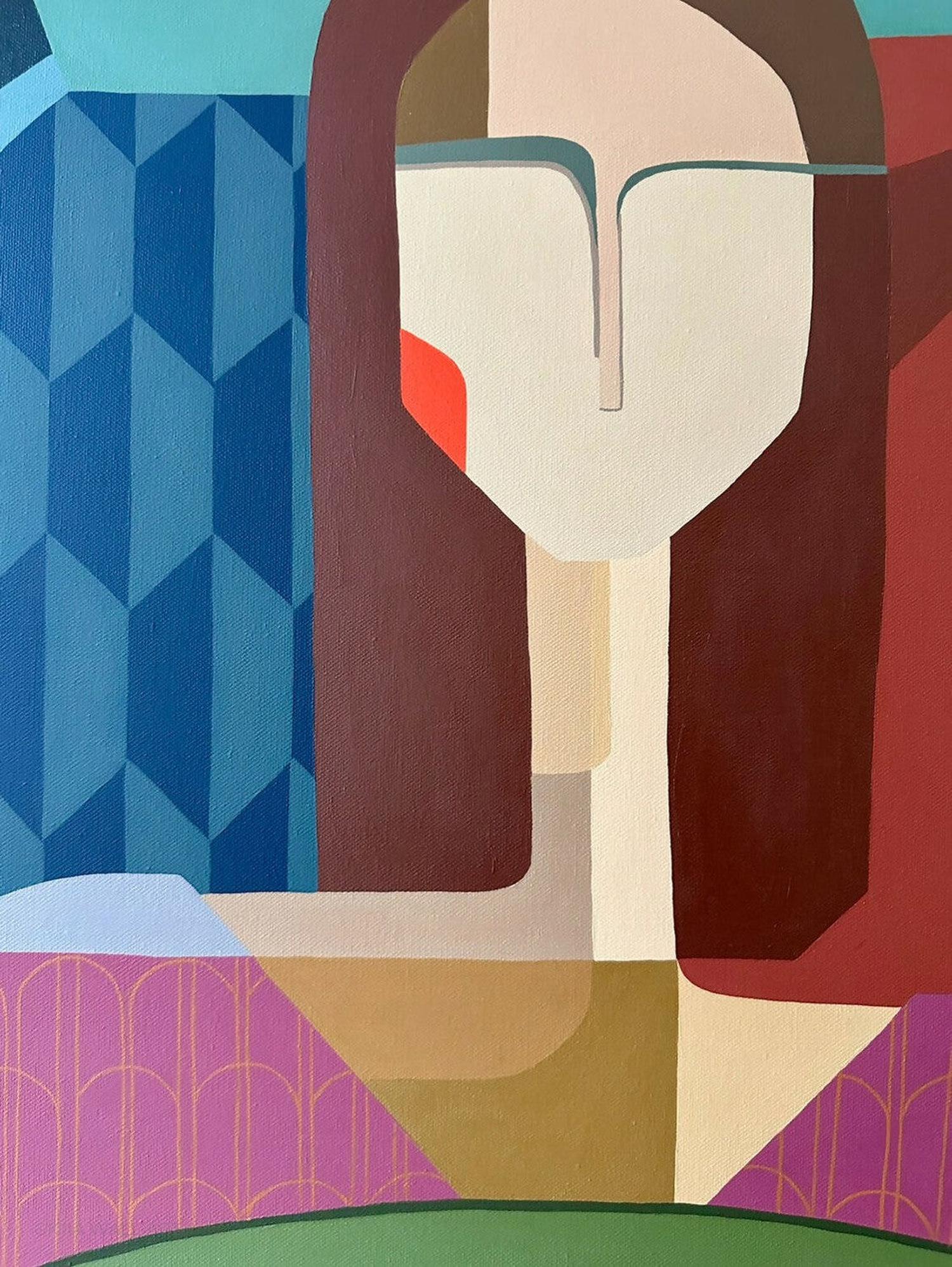 The Bluff, Acrylic on Canvas, 61x76cm, by Gina Ward , Original Artwork-by-Gina Ward-original art-Gioia