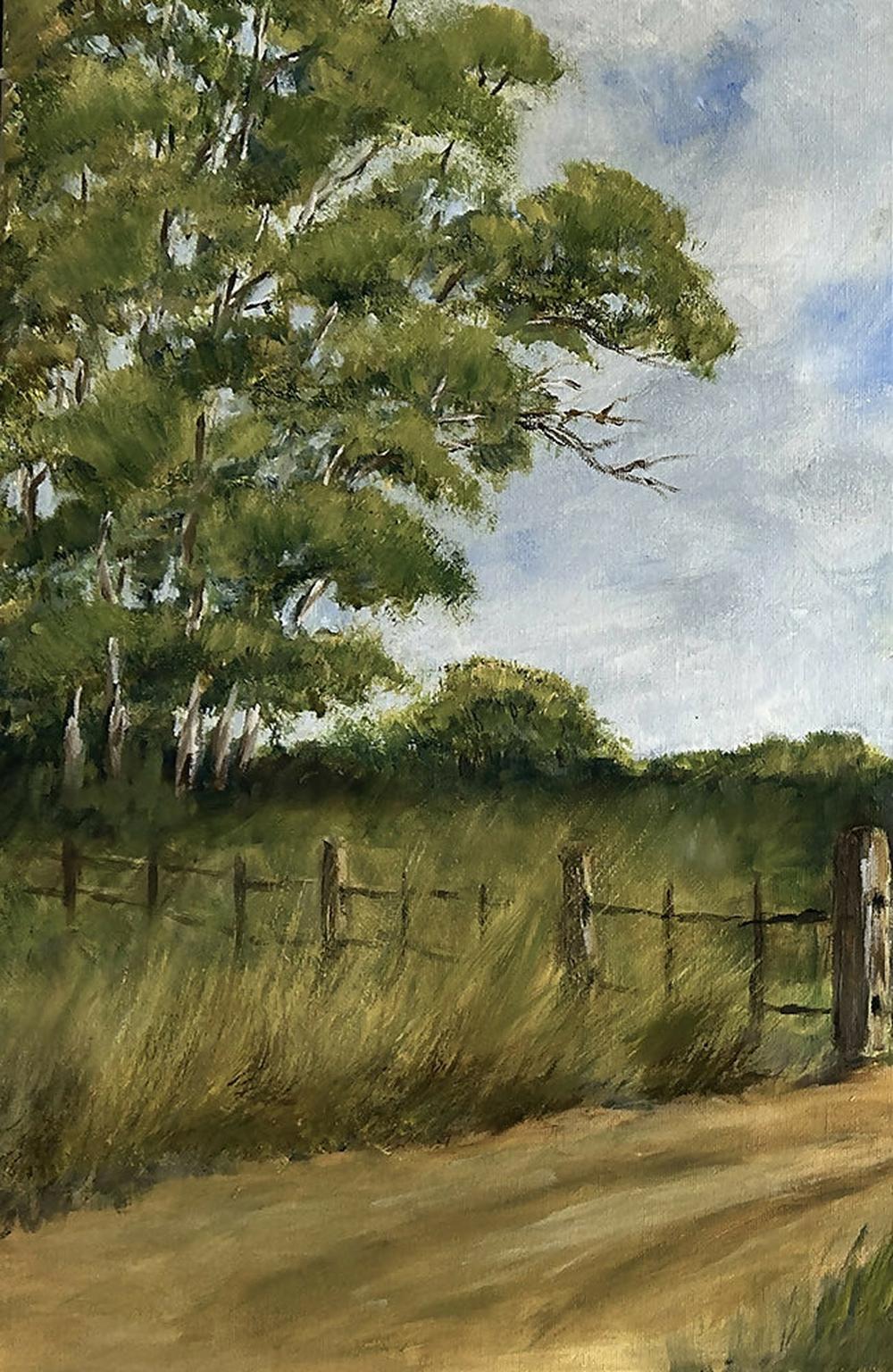The Brick House-by-Pamela Gleeson Original Art-original art-Gioia