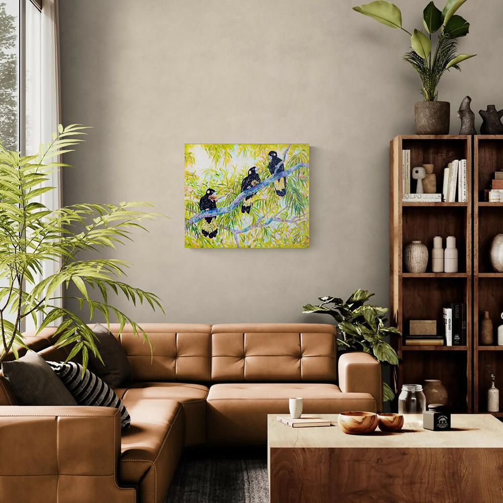 The Joy of Stolen Banksias-by-Judi Parkinson-original art-Gioia
