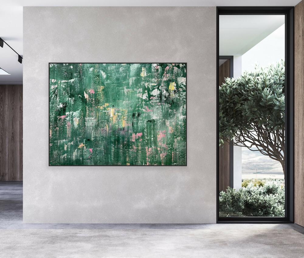 The Old Garden Waking Up , Original Artwork-by-Alanah Jarvis-original art-Gioia