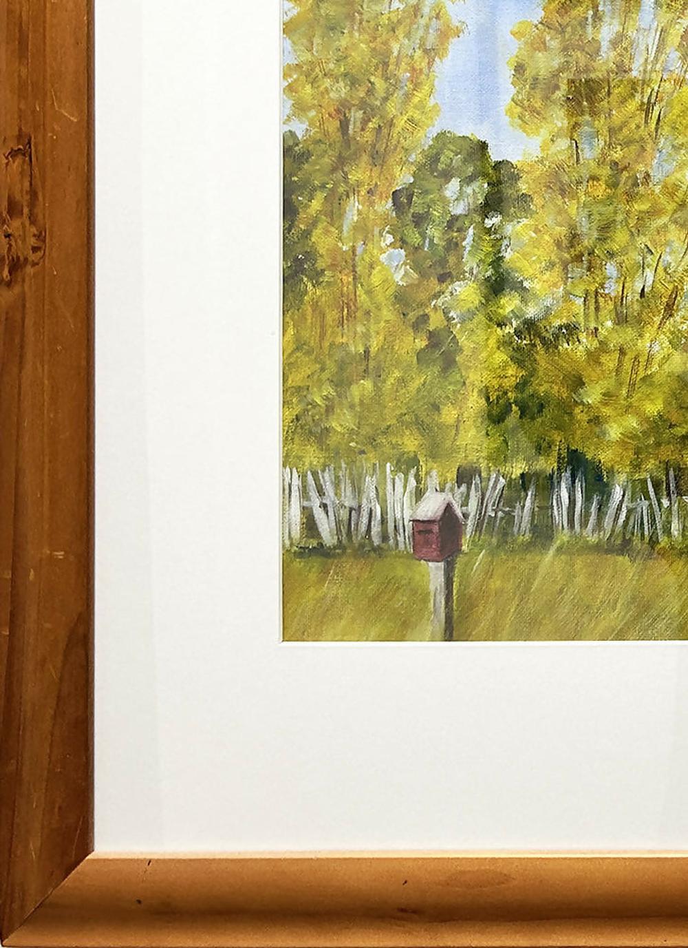 The Pink Door-by-Pamela Gleeson Original Art-original art-Gioia
