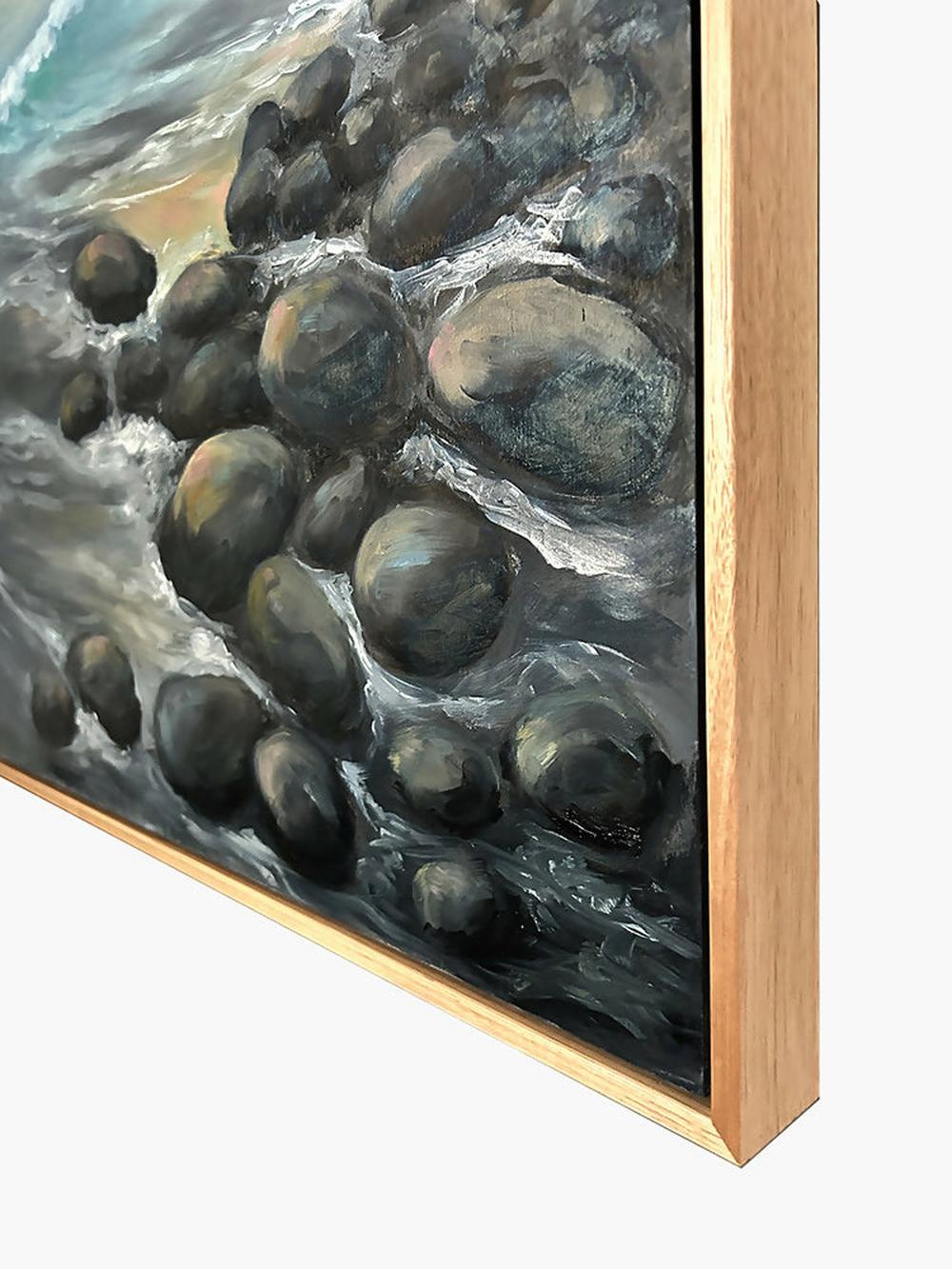 The Rocky Shore-by-Pamela Gleeson Original Art-original art-Gioia