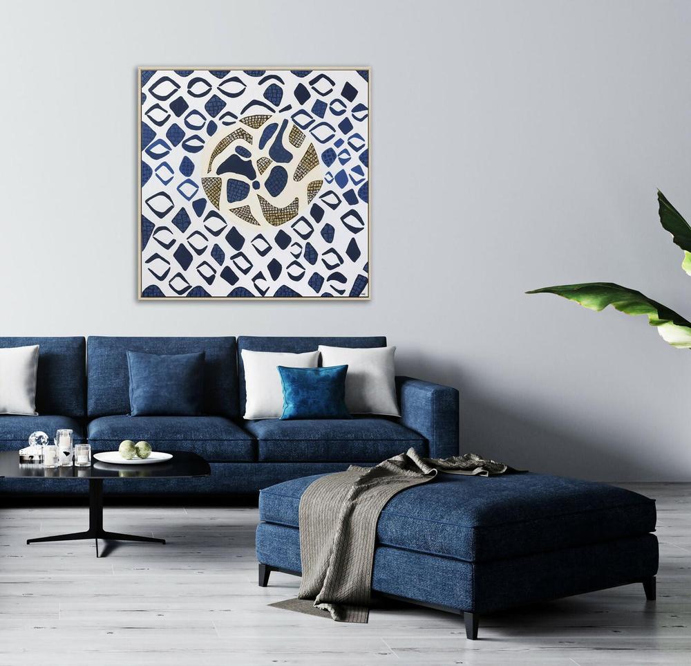 The South Pacific Ocean, Original Hand-Painted Canvas By Ani Ipradjian-by-Ani Ipradjian-original art-Gioia