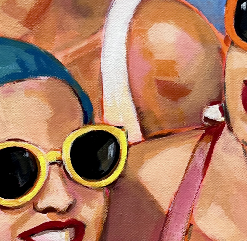 The Three of Us-by-Glenda Borchard-original art-Gioia