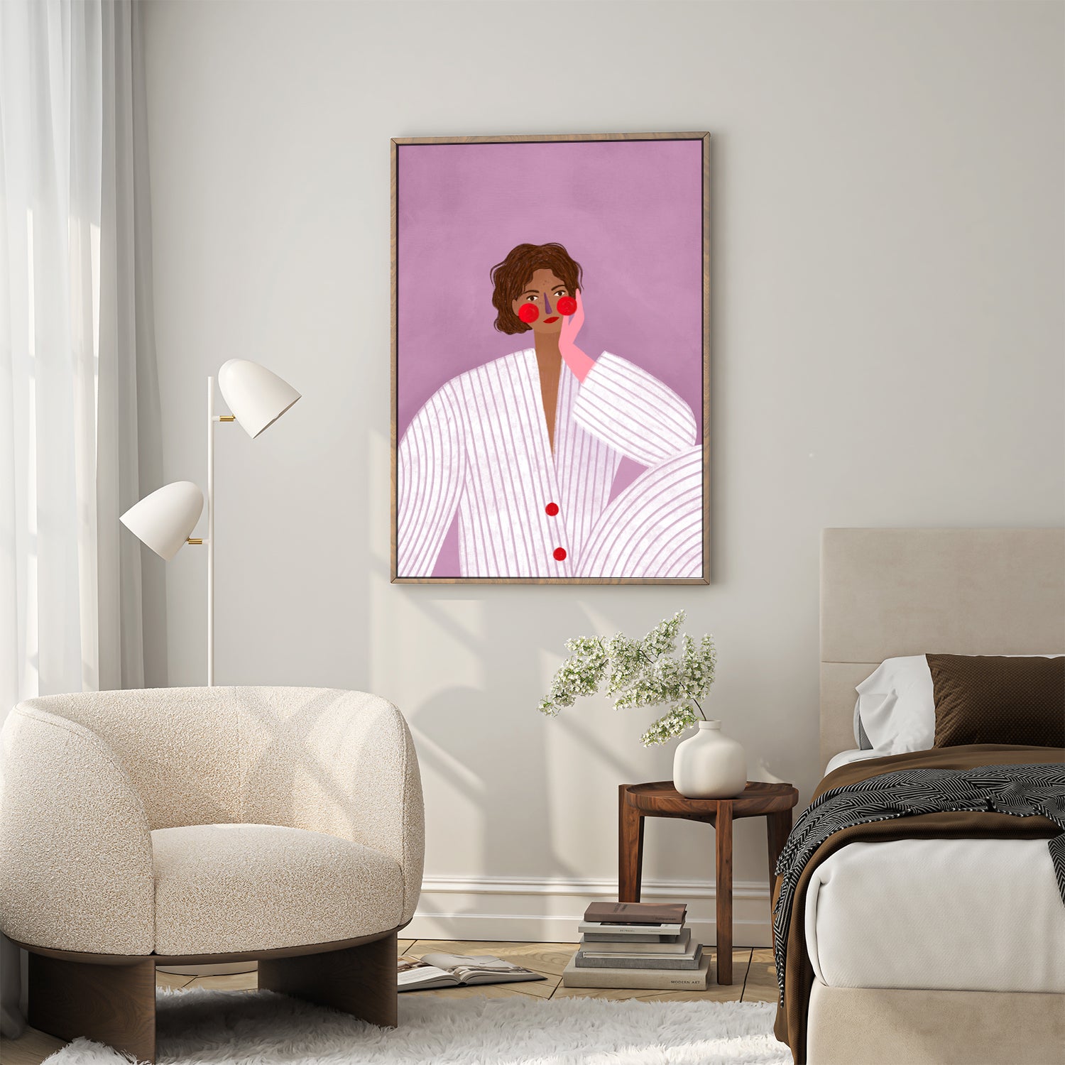 The Woman With The Pink Gloves