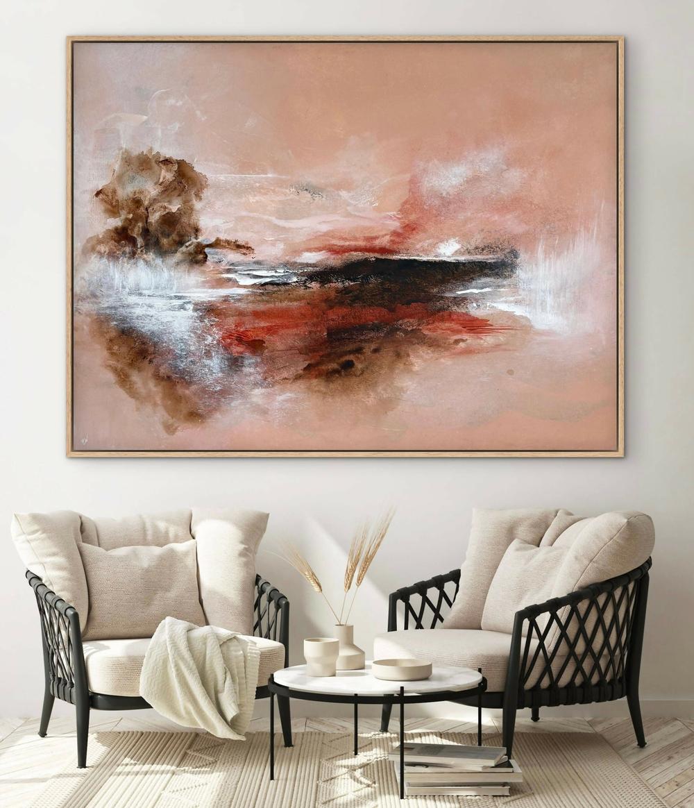 Tides At Dusk-by-Carrie Welsh-original art-Gioia