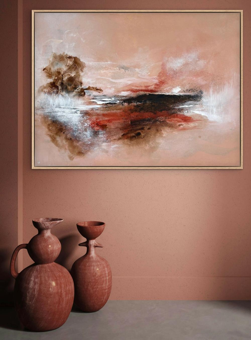 Tides At Dusk-by-Carrie Welsh-original art-Gioia