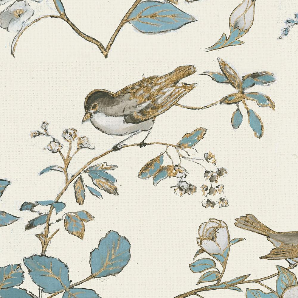 Toile Birds Pattern IB-wallpaper-eco-friendly-easy-removal-Emily Adams-4