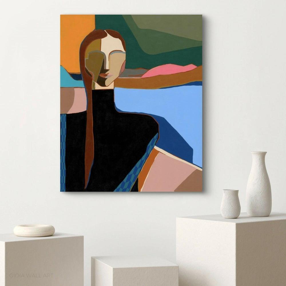 Toss of the Coin, Acrylic on Canvas, 61x76cm, by Gina Ward , Original Artwork-by-Gina Ward-original art-Gioia