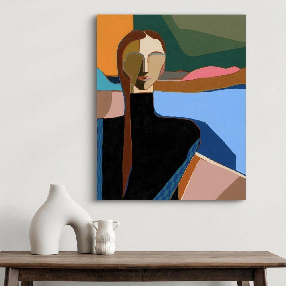 Toss of the Coin, Acrylic on Canvas, 61x76cm, by Gina Ward , Original Artwork-by-Gina Ward-original art-Gioia
