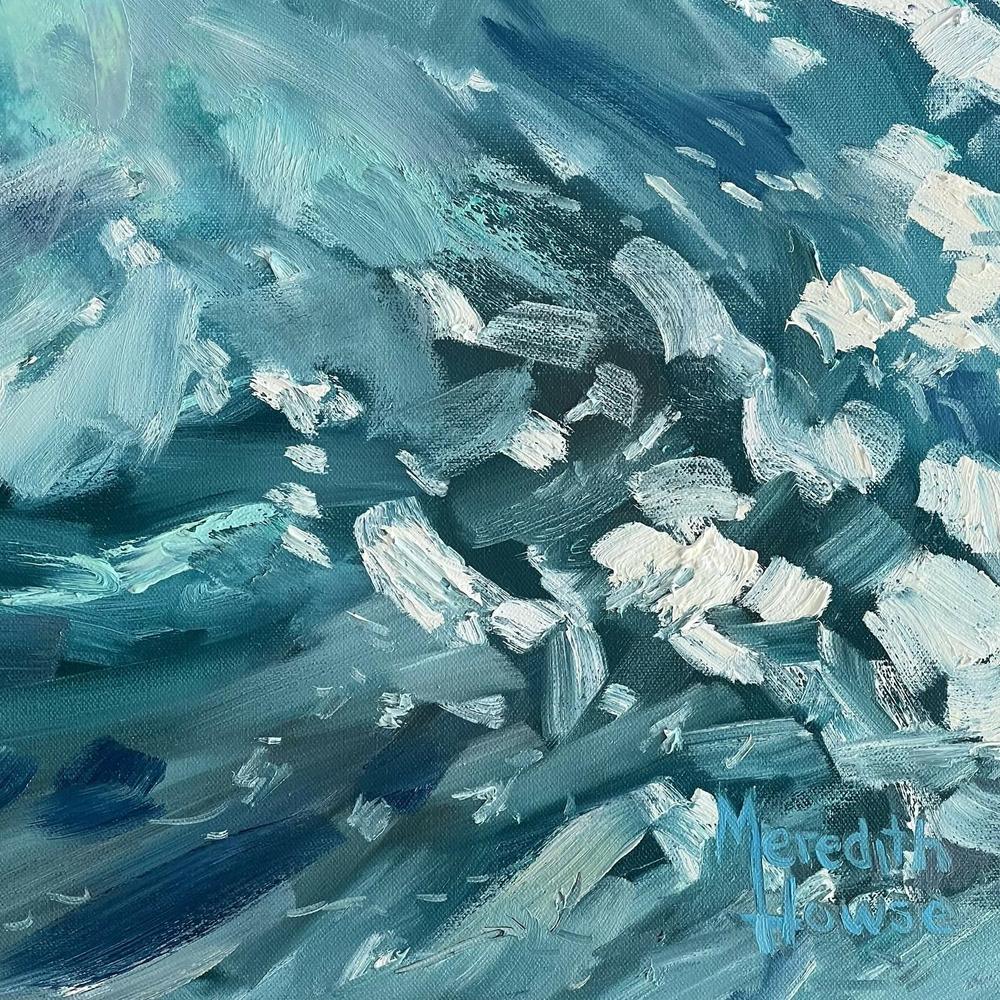 Transcendent Swell, Original Hand-Painted Canvas By Meredith Howse-by-Meredith Howse-original art-Gioia