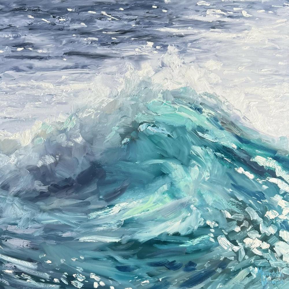 Transcendent Swell, Original Hand-Painted Canvas By Meredith Howse-by-Meredith Howse-original art-Gioia