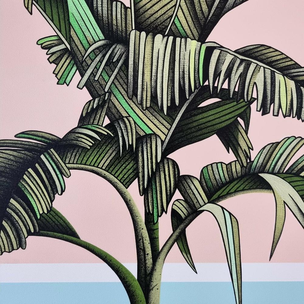 Tropic #3, Original Hand-Painted Canvas By Michelle Jirsensky-by-Michelle Jirsensky-original art-Gioia