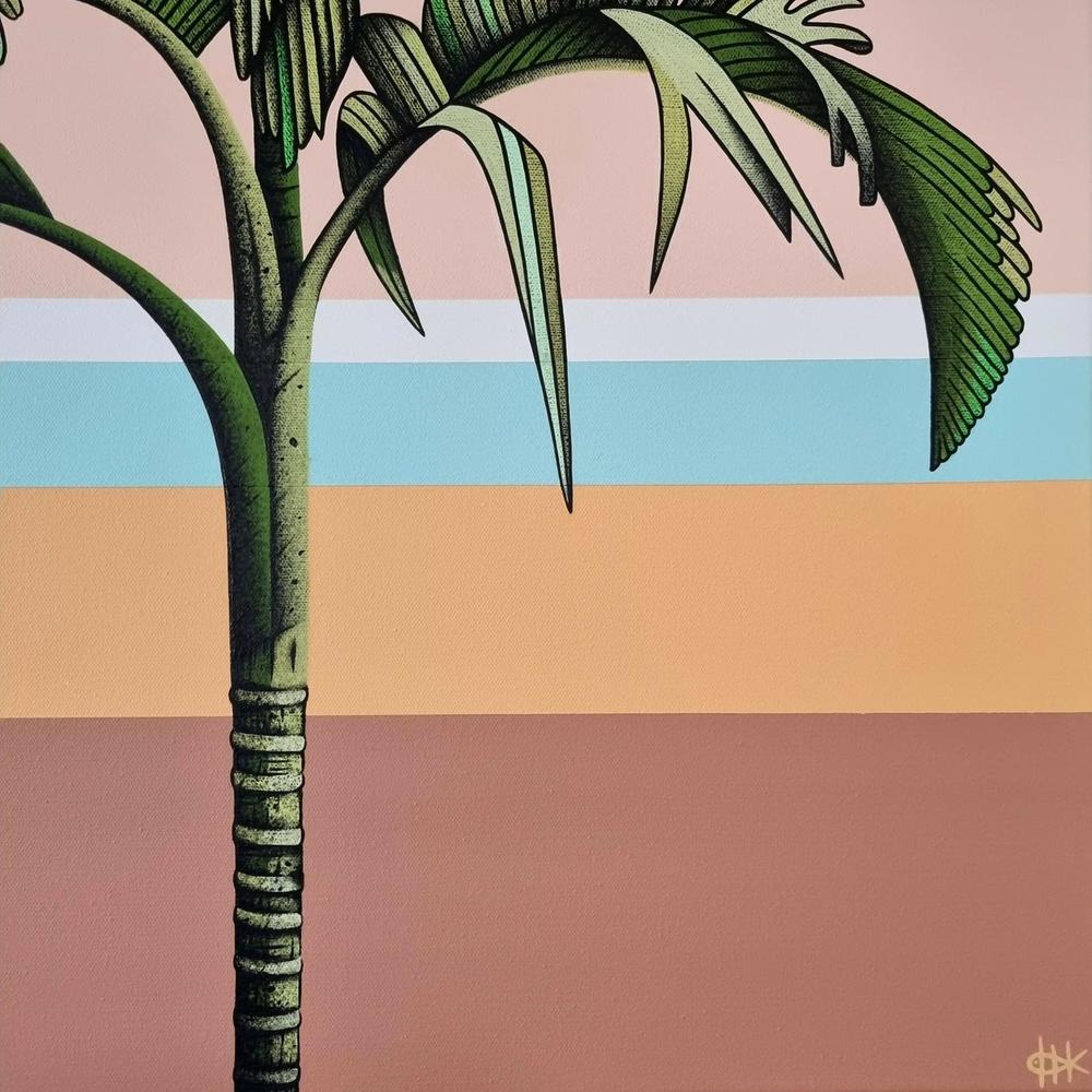 Tropic #3, Original Hand-Painted Canvas By Michelle Jirsensky-by-Michelle Jirsensky-original art-Gioia
