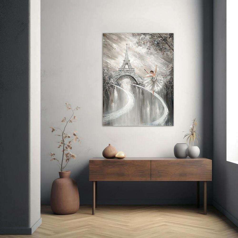 Tutu Twirl, Paris Flair, Original Hand-Painted Canvas Isabella Karolewicz-by-Isabella Karolewicz-original art-Gioia