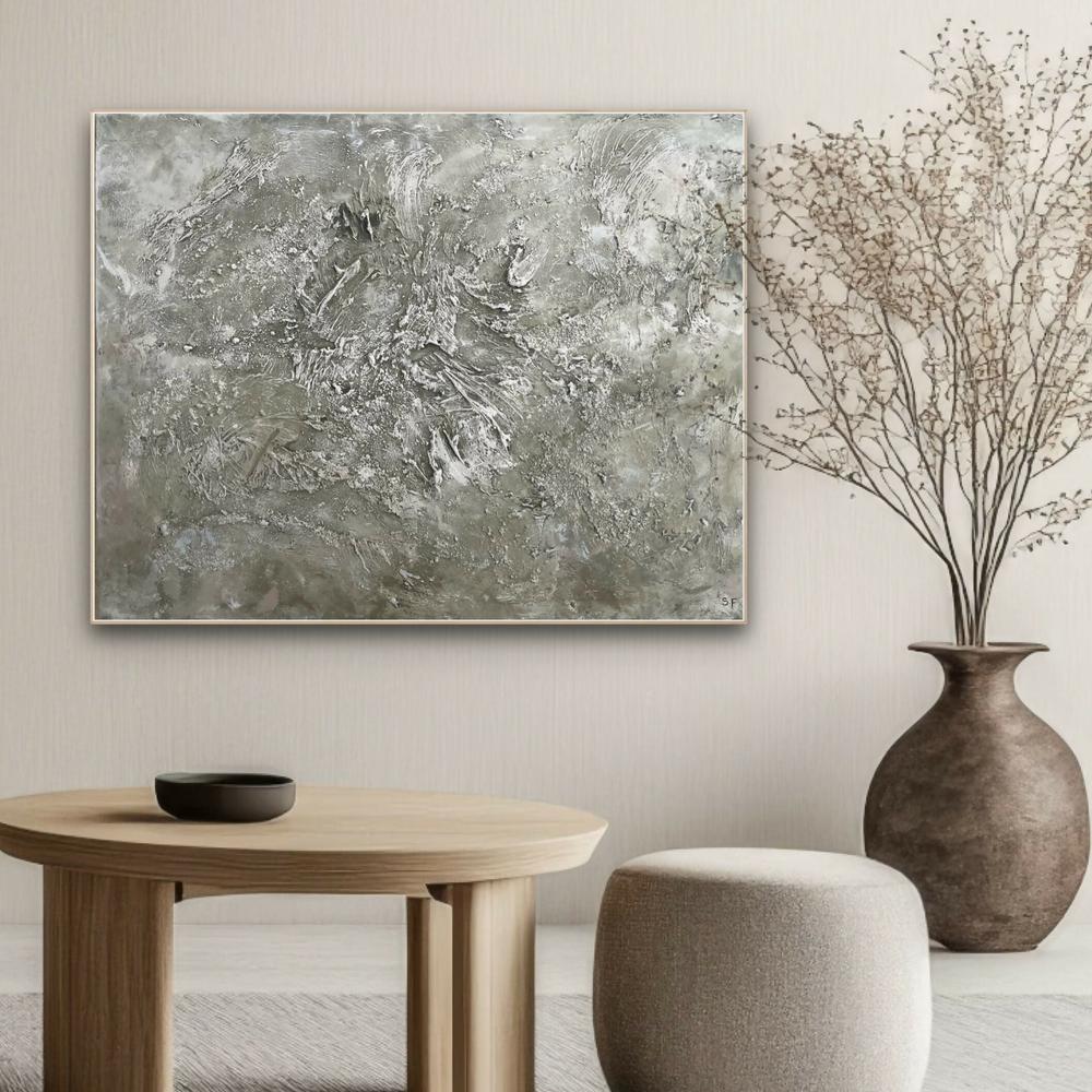 Uguisu Stone-by-Sarah Farinski-original art-Gioia