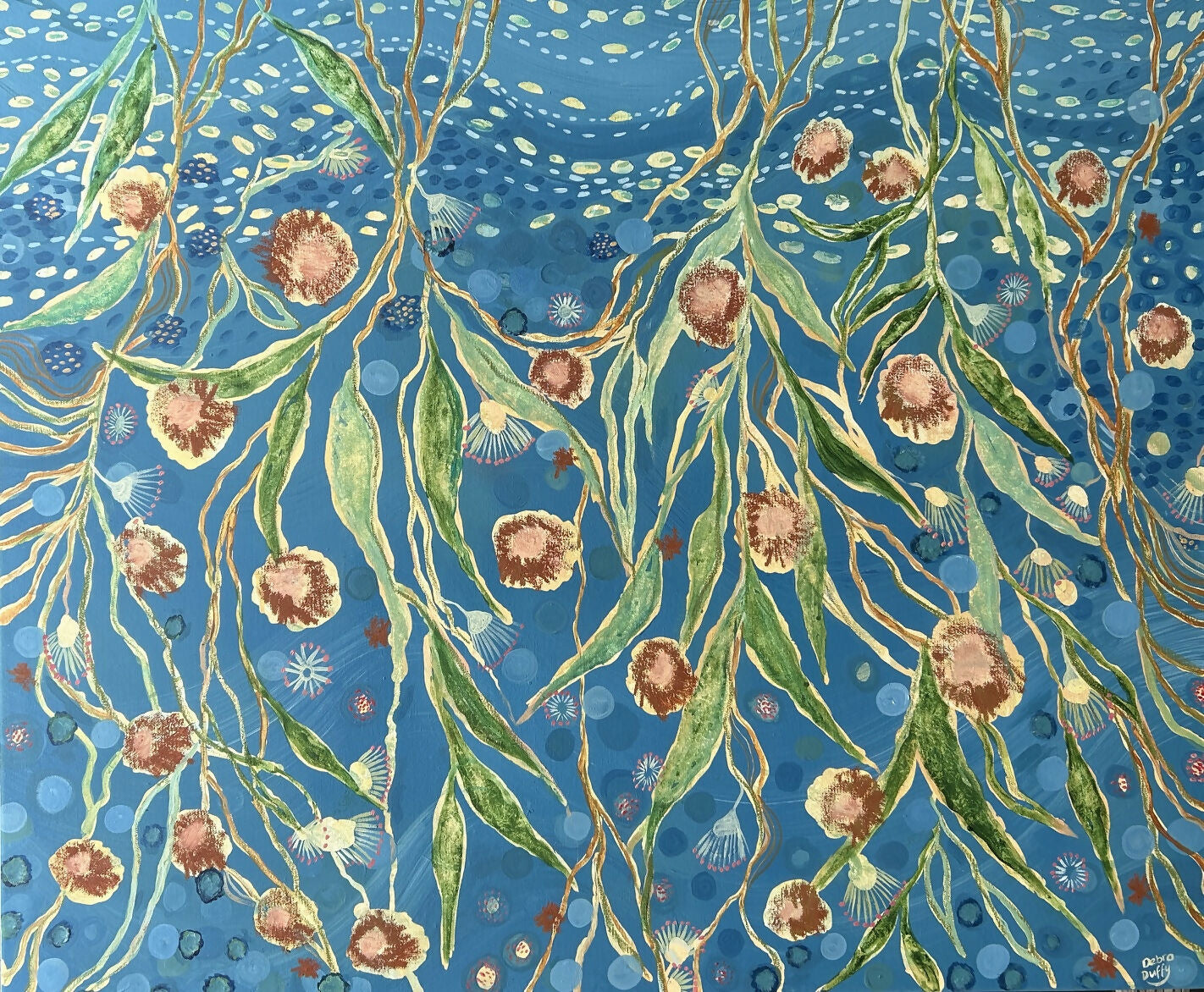 Gum Blossom and Blue