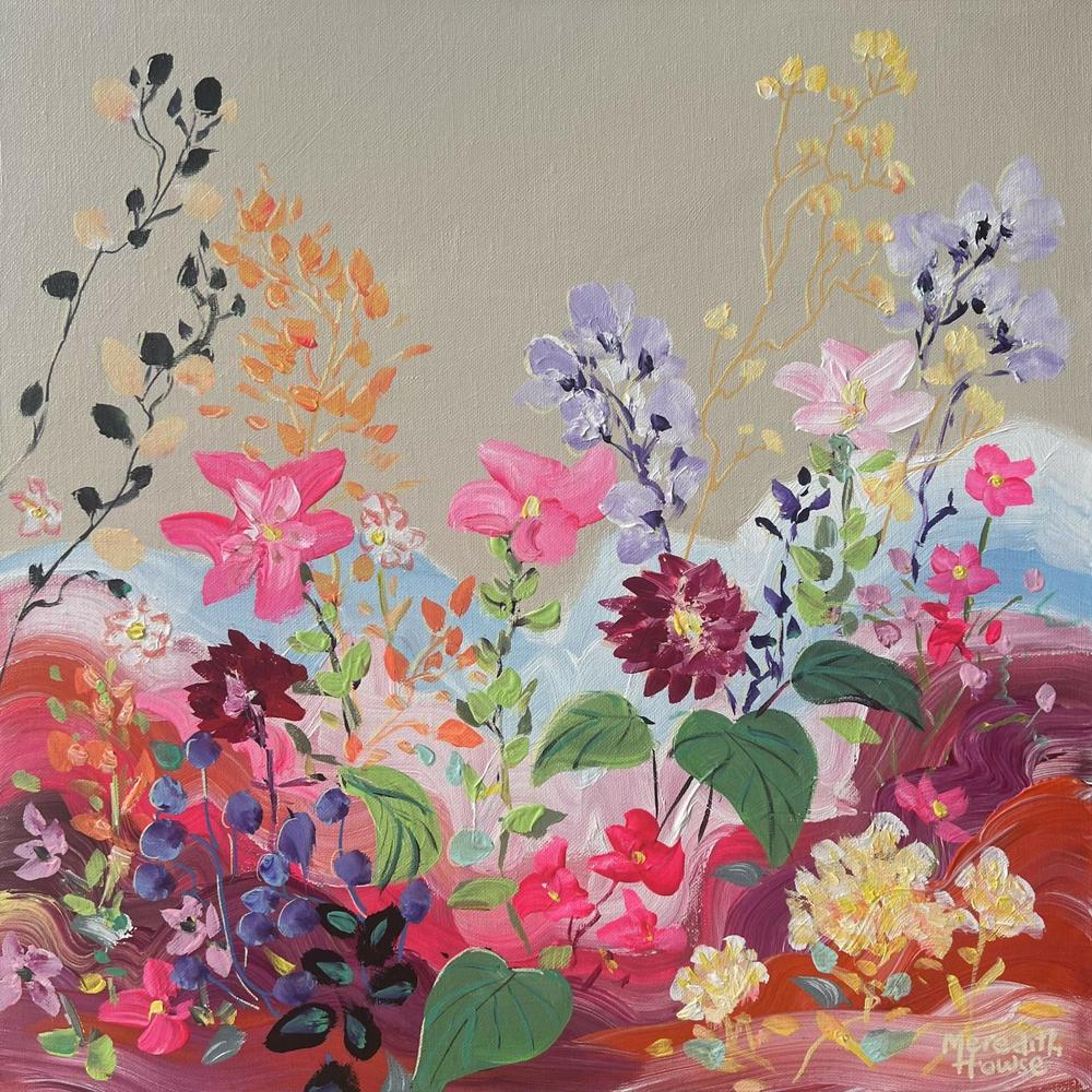 Vibrant Vintage. Original hand-painted artwork by Meredith Howse.-by-Meredith Howse-original art-Gioia