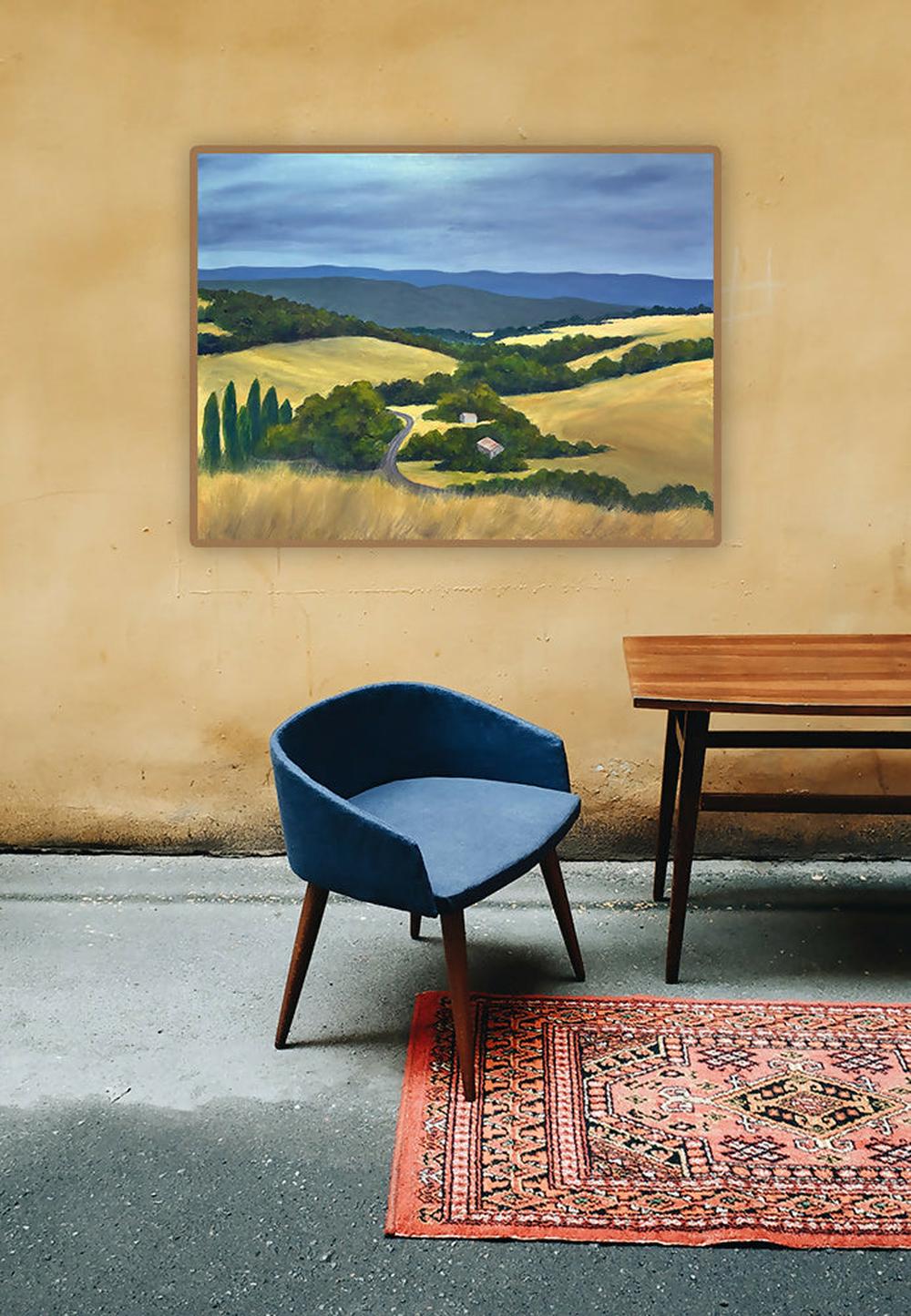 View from Guildford Lookout-by-Pamela Gleeson-original art-Gioia