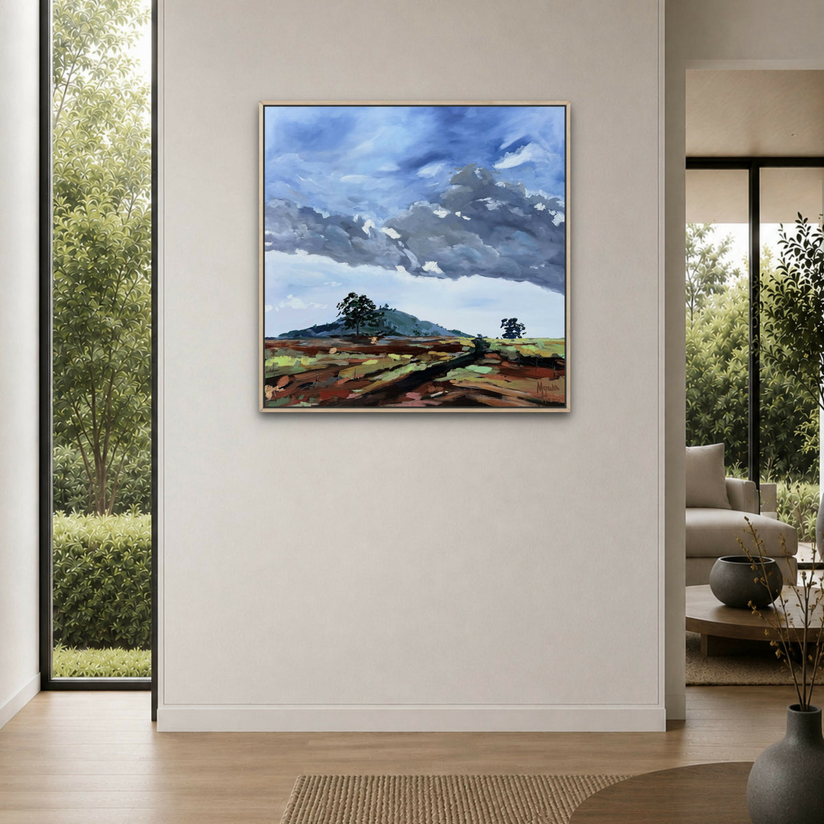 Cootamundra 2. Original hand-painted artwork by Meredith Howse.