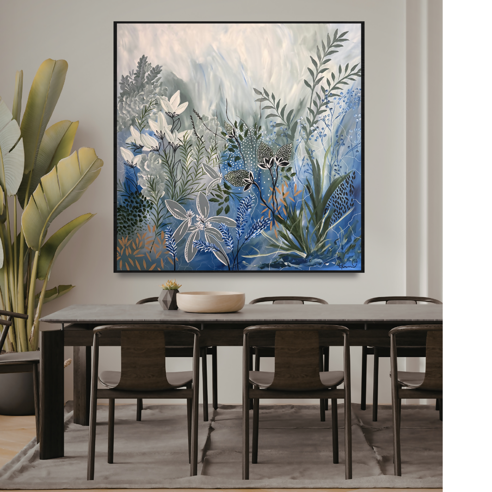 WHISPERS OF BLUE-by-Lyn Townsend Art-original art-Gioia