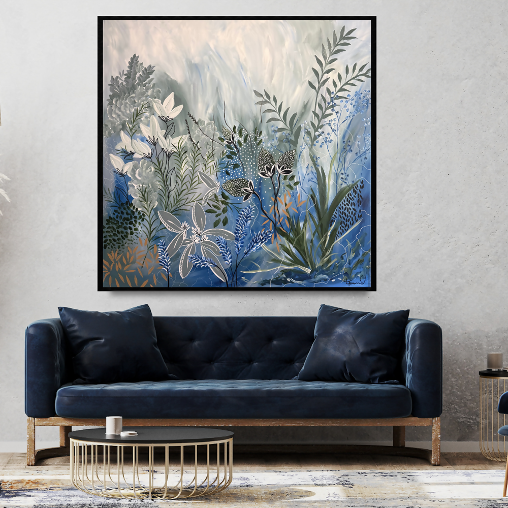 WHISPERS OF BLUE-by-Lyn Townsend Art-original art-Gioia