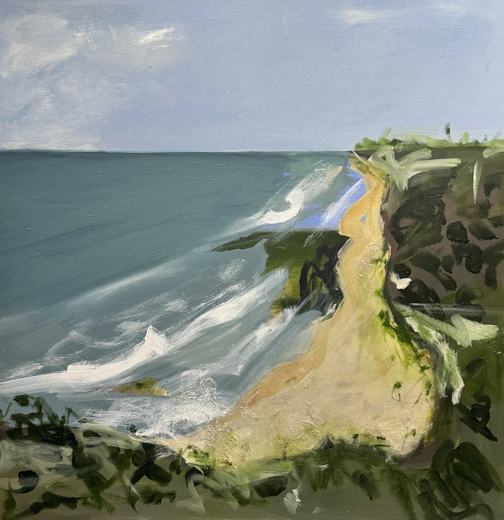 WILD BLUE-by-Carolyne Jane-original art-Gioia