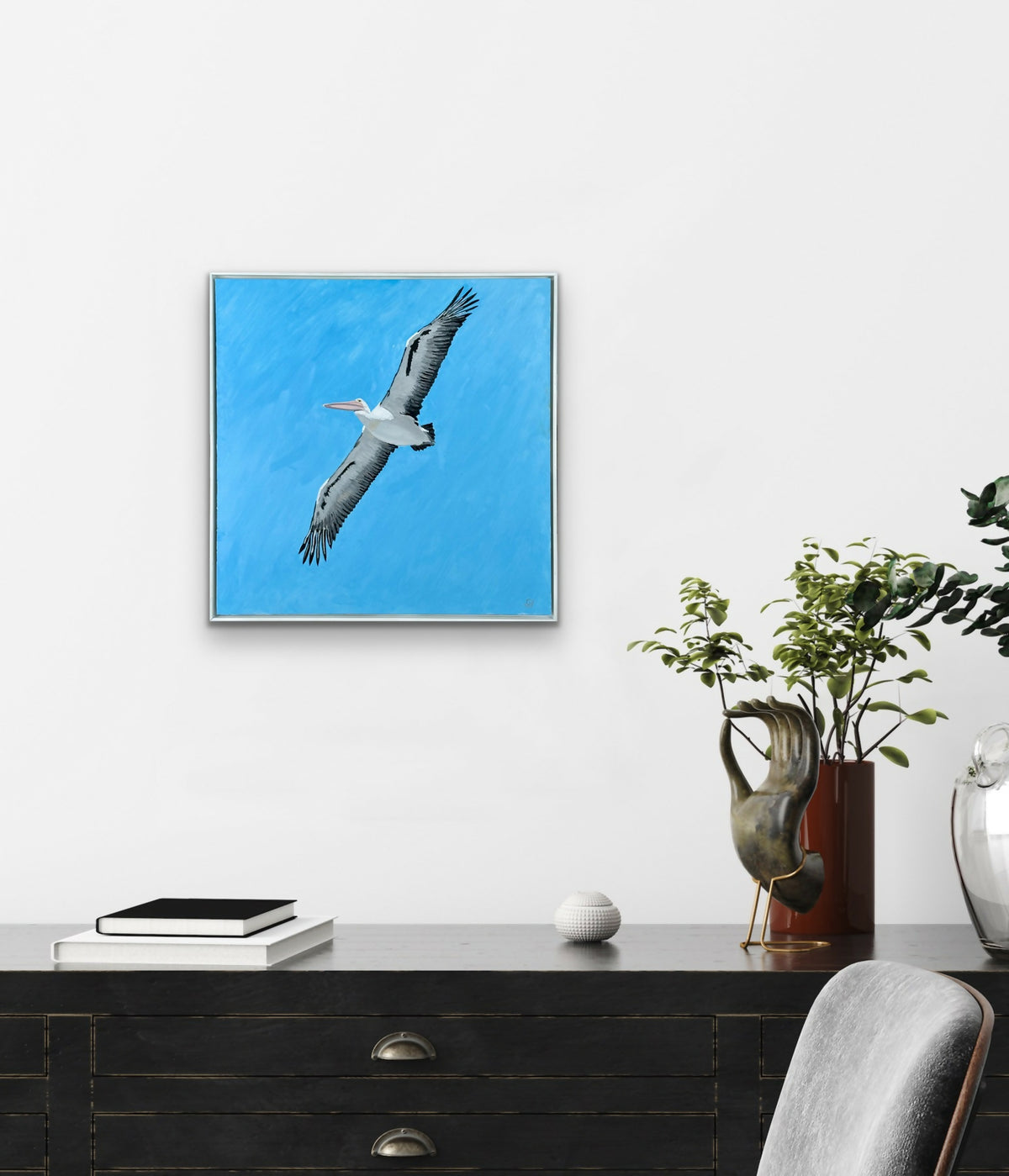 Pelican in Flight