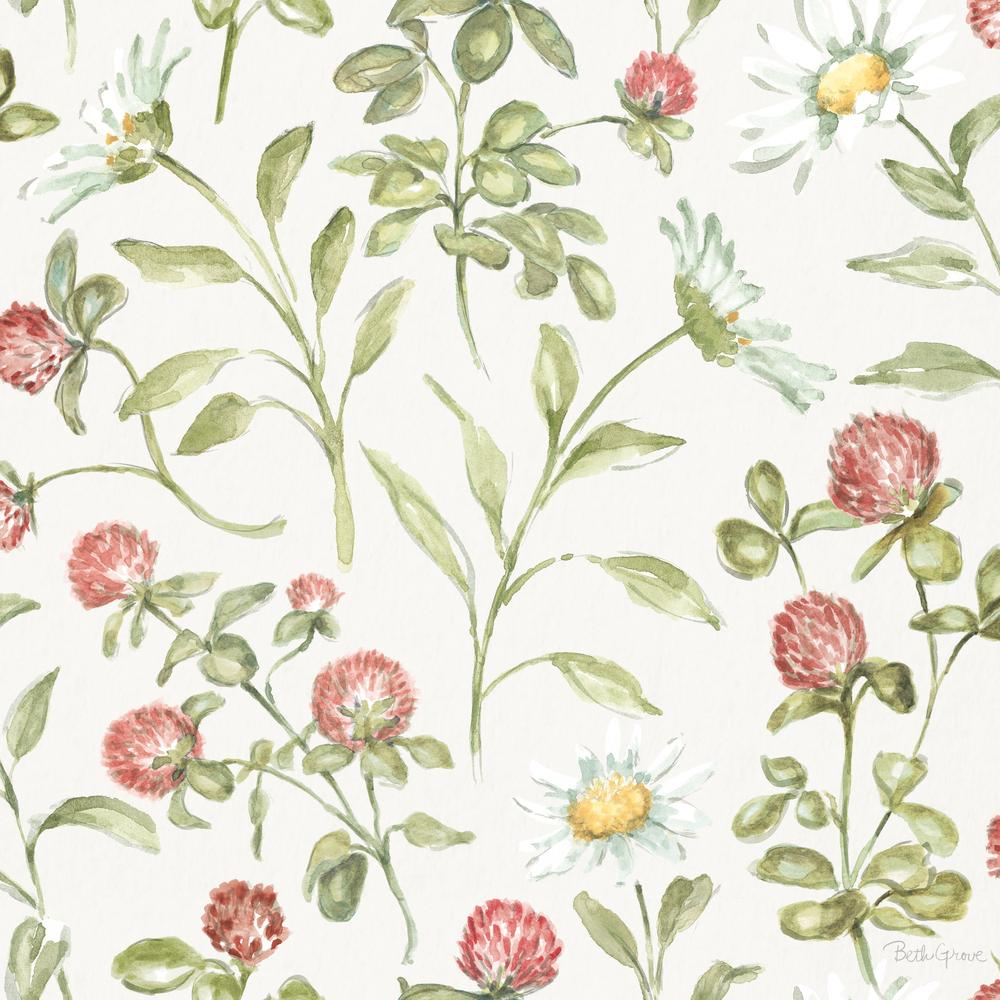 Waddle and Bloom Pattern IIA-wallpaper-eco-friendly-easy-removal-Beth Grove-1