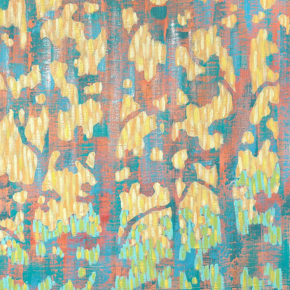Warm Sunset in the Oriental Forest - Original Painting-by-Ekaterina Prisich-original art-Gioia