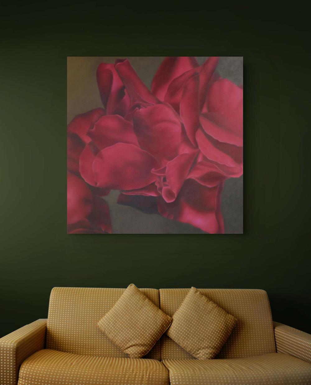Waterfall of Kisses-by-Kate Bender-original art-Gioia