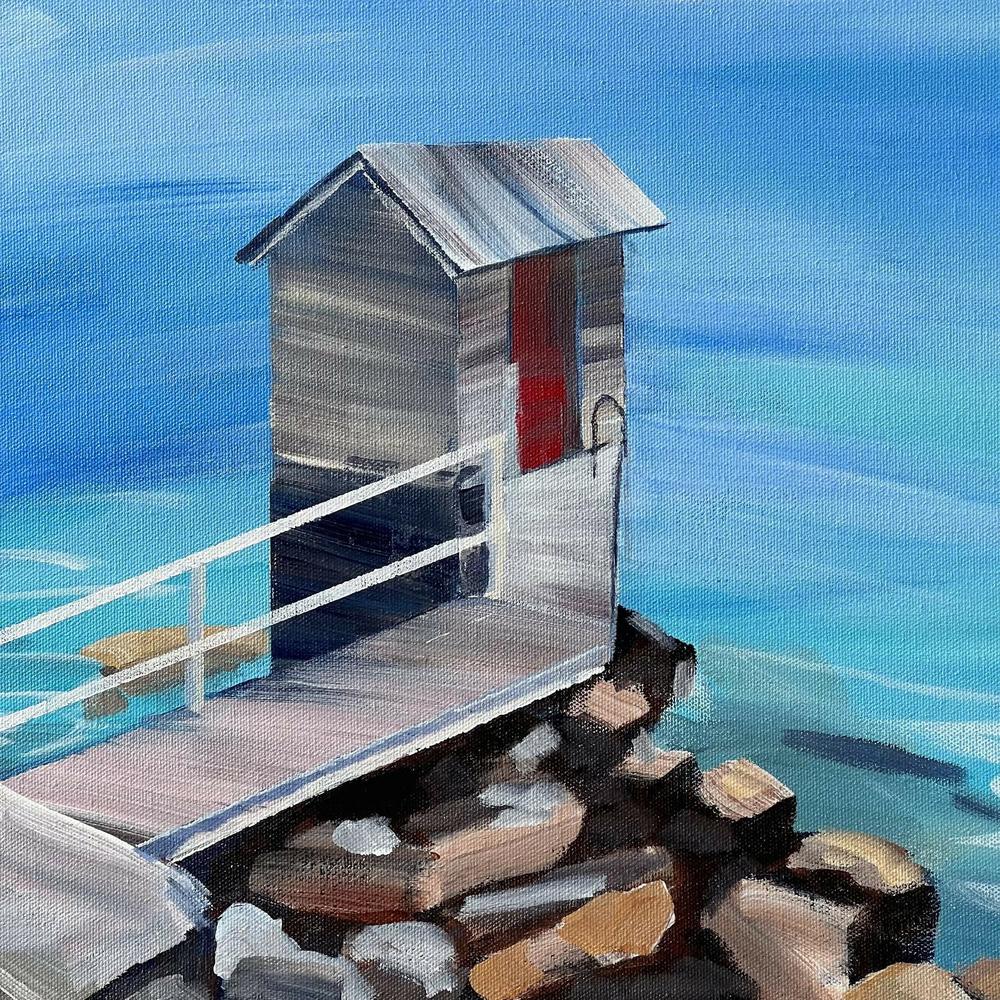 Watsons Bay, Original Hand-Painted Canvas By Meredith Howse-by-Meredith Howse-original art-Gioia