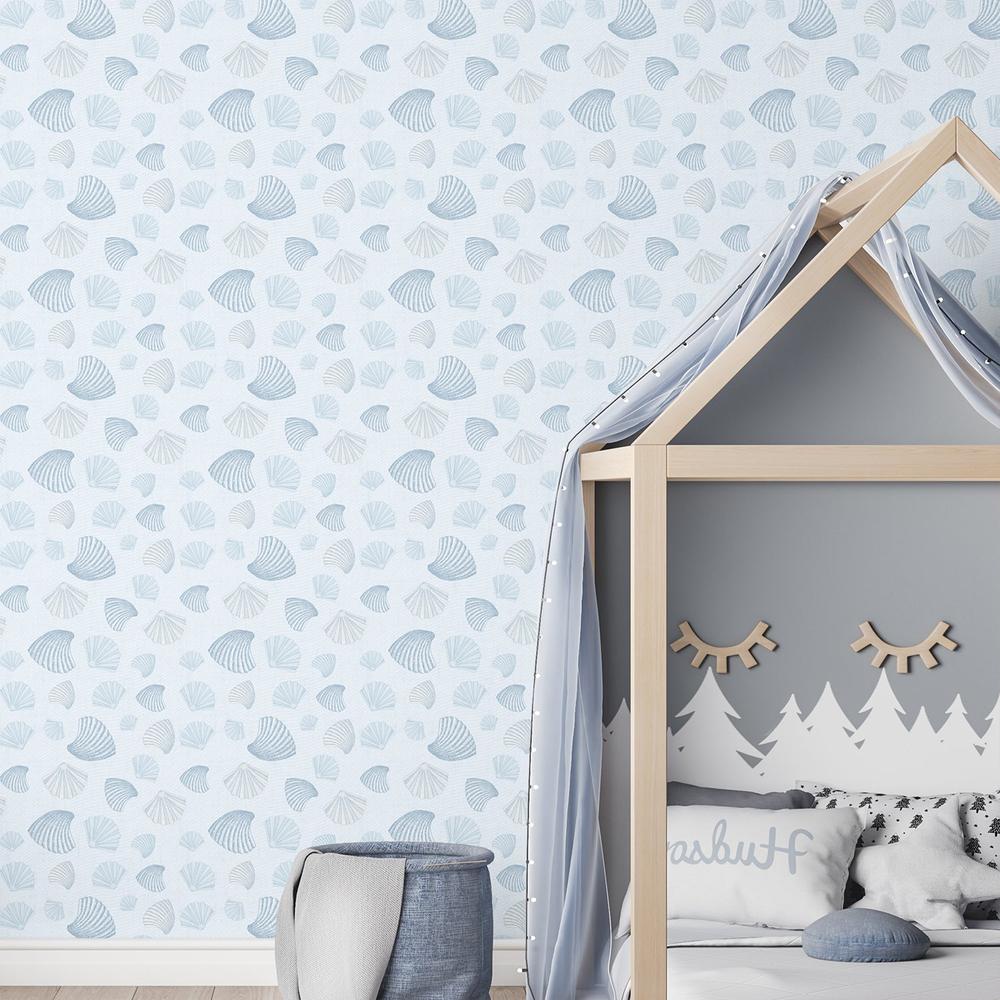 Waves Of Scallops-wallpaper-eco-friendly-easy-removal-Gioia Wall Art-2