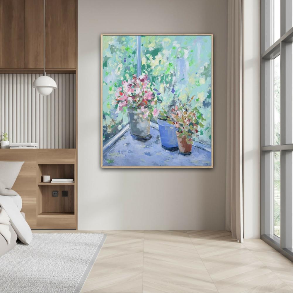 Weekend Gardener-by-Meredith Howse-original art-Gioia